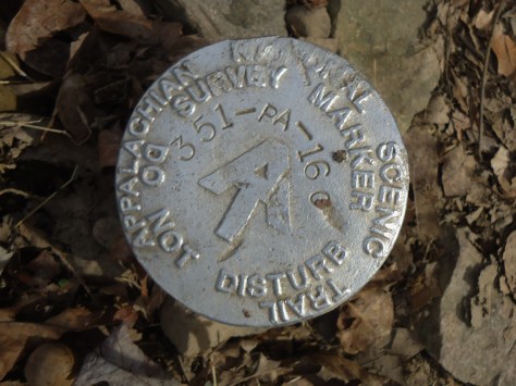 Ahhh, my favorite type of find...a survey marker.