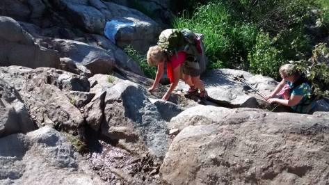 Google &  BoobOnARock Making our way UP!