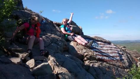 I made it!! Happy Day! This is so cool up here! :)