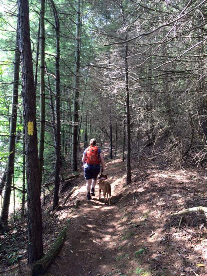 Thanks Queen V for the photo! Me & Sidekick Pauli in the Pines